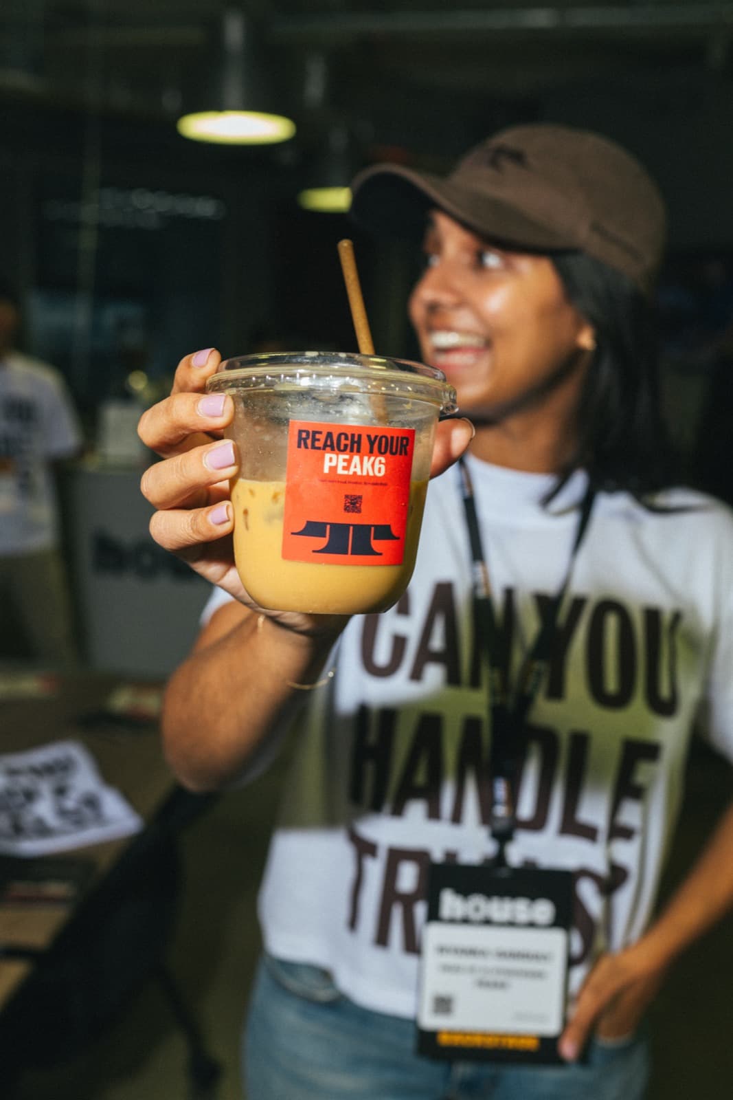 Reach Your Peak6 branded drink