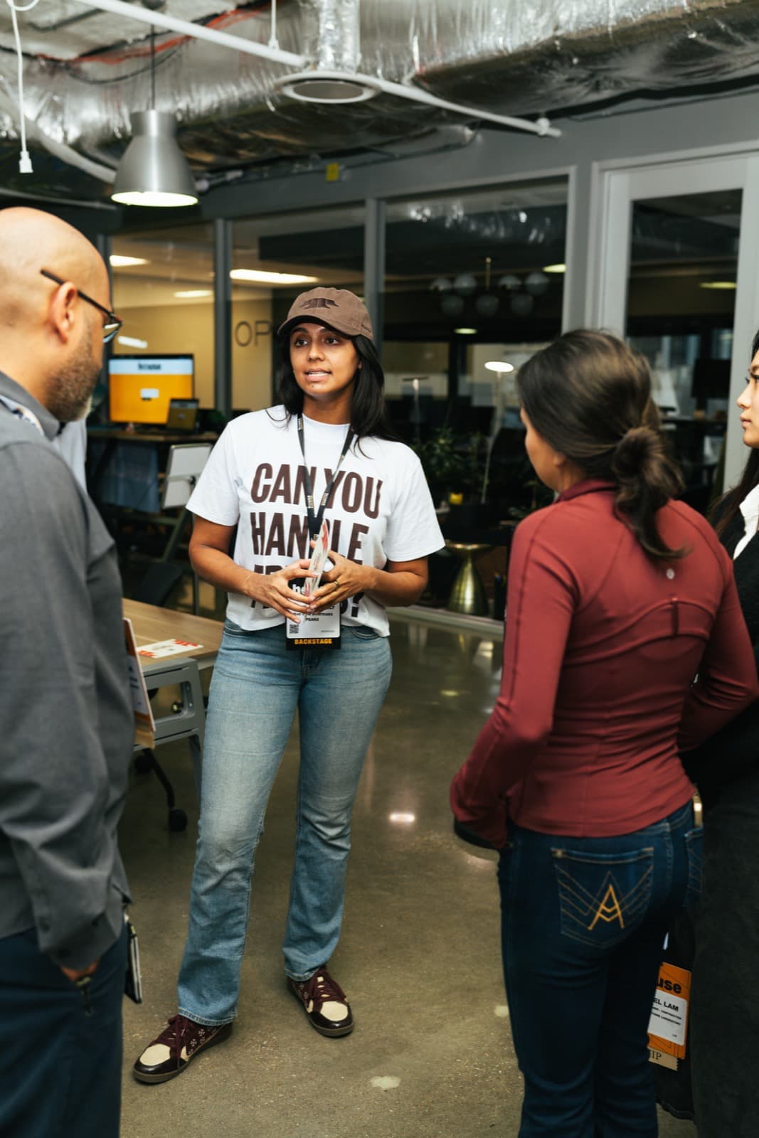 Networking at a Trials event